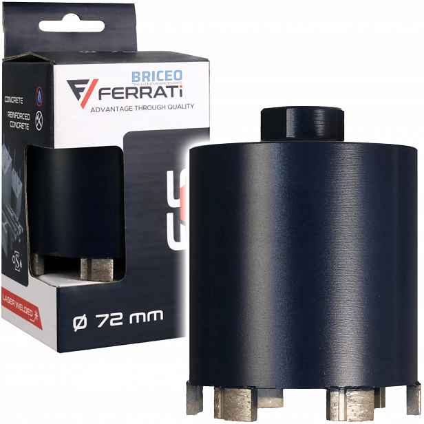 Vrták 72 mm Sds+ M16 do betonu F-s turbo