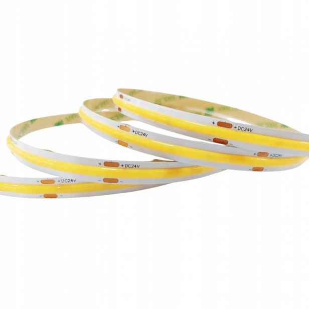 5 m Led pásek Cob Bílý Neutrální 4000K 24V Premium 480 LED/m 10W CRI90