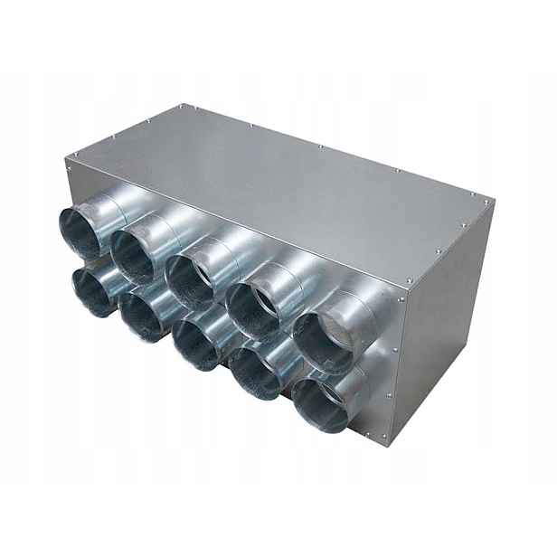 Rozdělovač dvouřadý, průchozí rozvaděč 200-10x75 R24Flex