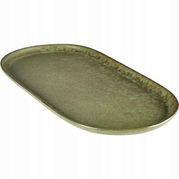 Talíř Serax Surface L 35,5x17 cm, camo zelená 8 ks