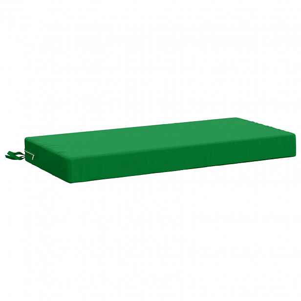 vidaXL Polštář na lavici SOEST 100% polyester Zelená 80 x 40 x 8 cm
