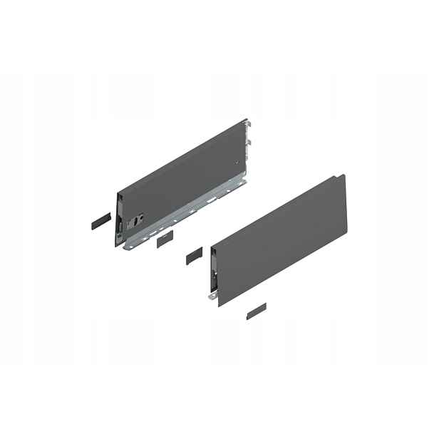 Blum 470K3502S Bok Merivobox, výška K (129 mm), délka 350 mm antracit mat