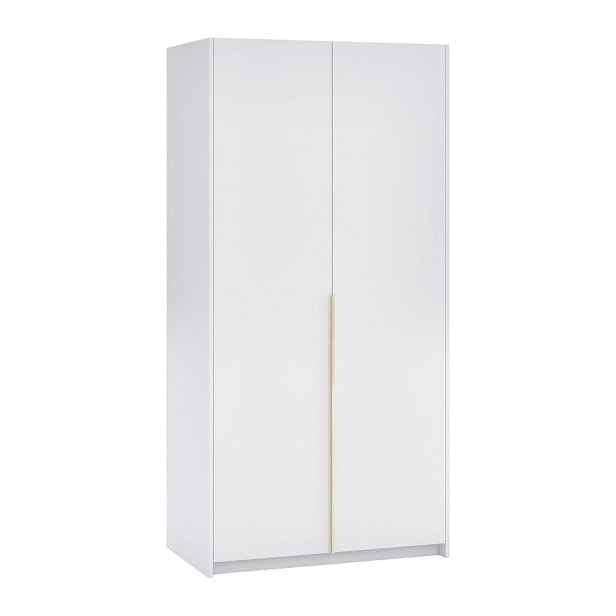 MASSENO ŠATNÍ SKŘÍŇ S OTOČNÝMI DVEŘMI AMARA, 100/204/58 cm 2dveřová, bílá