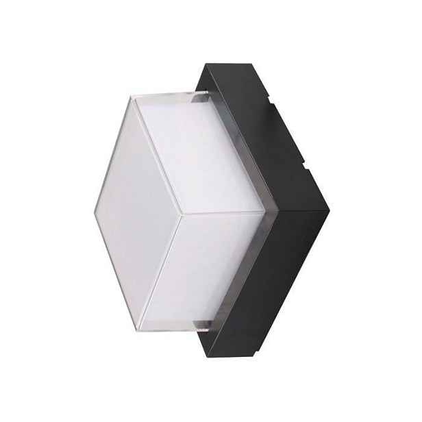 Venkovní Led nástěnné svítidlo V-tac 7W Černé IP65 3000K 700lm VT-831