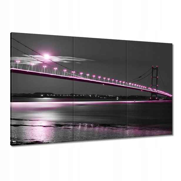 Obrazy 120x80 Fialové osvětlení