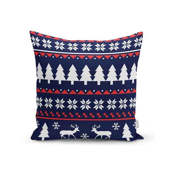 Povlak na polštář s vánočním motivem 43x43 cm – Mila Home