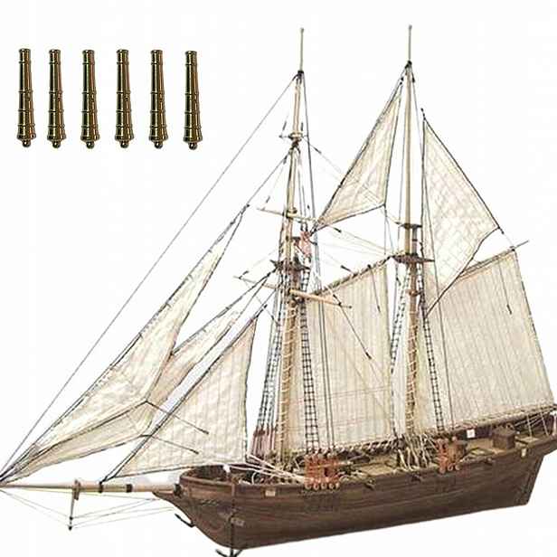 Model Lodi Ze Dřeva Dřevěná Plachetnice Loď 40X15X27 CM