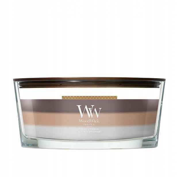 WoodWick Radiant Cashmere vonná svíčka Elipsa