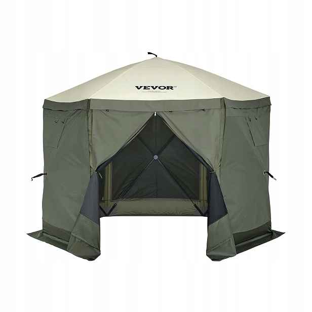 Stan zahradní pavilon altán s moskytiérou, zelený, 3 m2