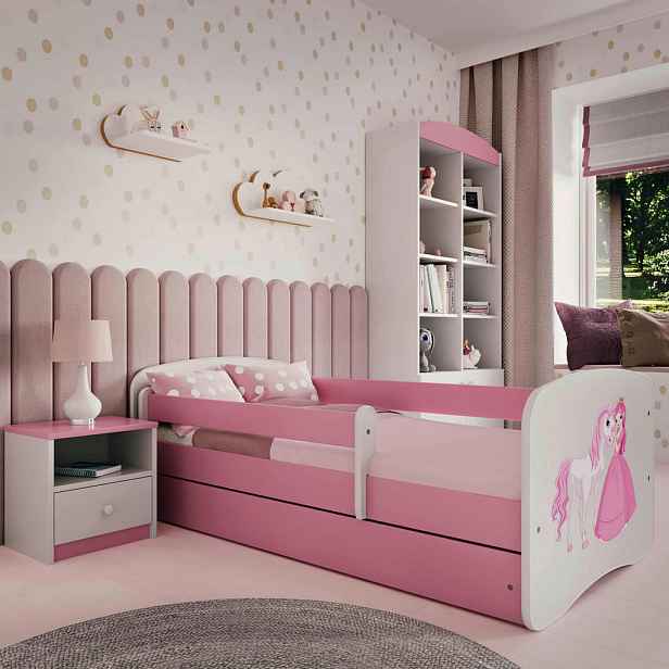 MID.YOU POSTEL PRO DĚTI A MLÁDEŽ 80/160 cm, bílá, pink