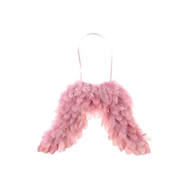 Autronic Andělská křídla z peří - růžová AK1907-PINK