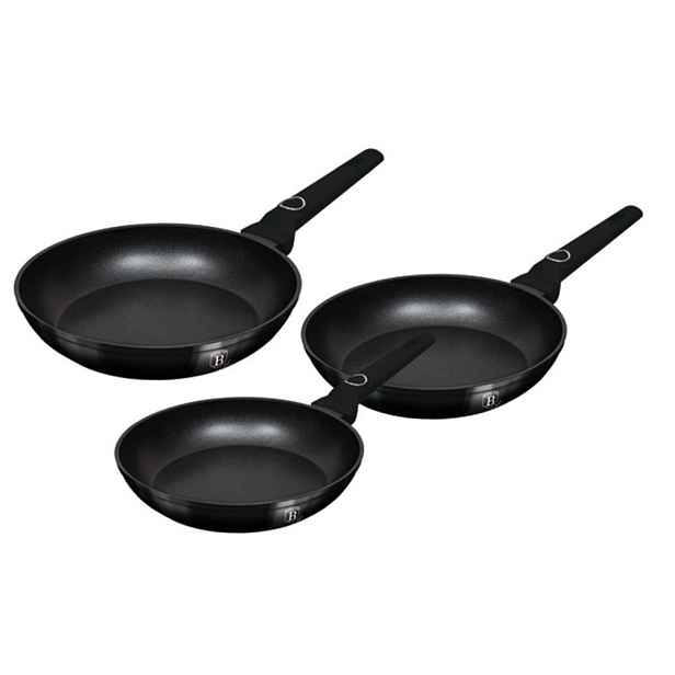 BERLINGERHAUS Sada pánví s titanovým povrchem 3 ks Black Vantage Collection BH-8230