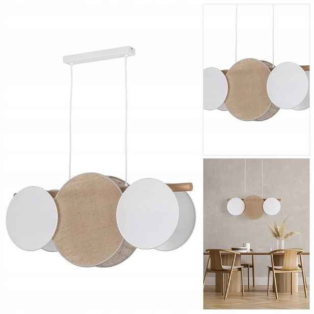 Závěsná béžová Pulse s měkkým světlem pro moderní jídelnu Tk Lighting