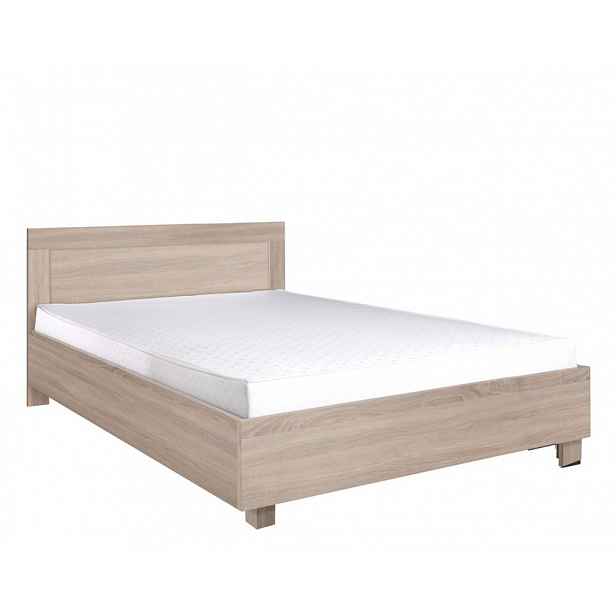 Manželská postel s roštem 140x200 TAKA - dub sonoma