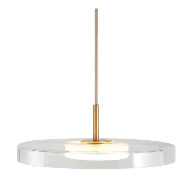Ocelové LED stmívatelné závěsné svítidlo se skleněným stínidlem ø 31 cm Asteria Mini – UMAGE