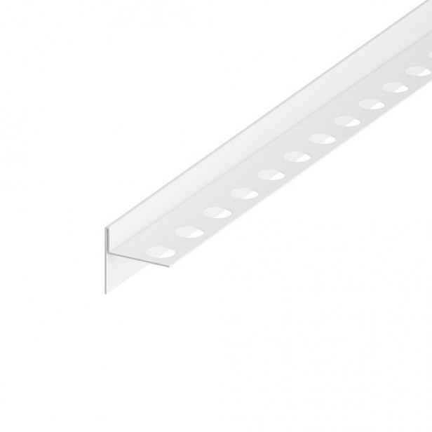 Spádový profil do sprchového koutu levý "T" Eviso bílá mat, nerez délka 120 cm, výška hrany 11 mm, LSWH0304