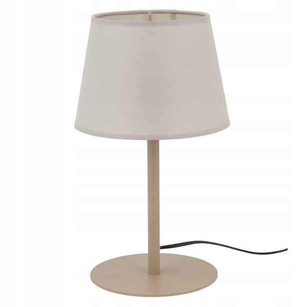 Stolní lampa Maja sabia béžová 1xE27 stojací lampa noční boho na stůl