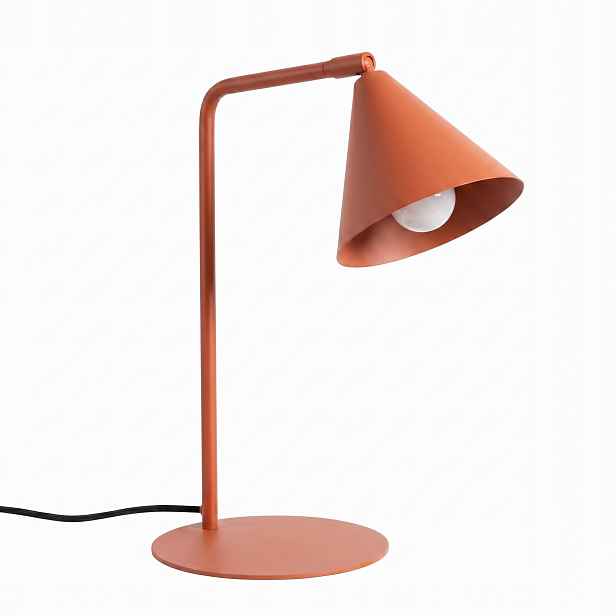 Stolní lampa Nox okrová červená Noční osvětlení Lampa Sollux E14 Pl
