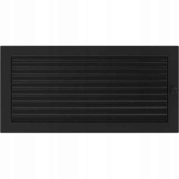 Ventilační mřížka 22x45 černá žaluzie