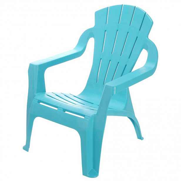 Dětská plastová židlička Riga modrá, 33 x 44 x 37 cm