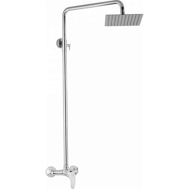 JB Sanitary Sprchová sestava s baterií SLIM s horním vývodem, 20x20cm SA 61 000 00 1