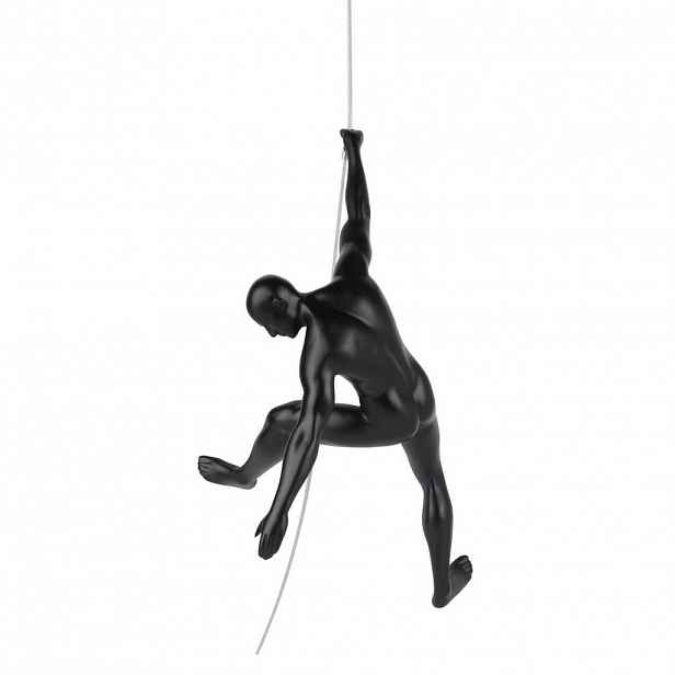 KUNSTLOFT DEKORATIVNÍ SOCHA ČERNÁ, 16/31 CM