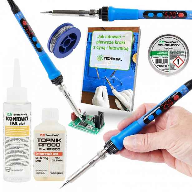 LCD páječka 120W Techrebal Sada Cín