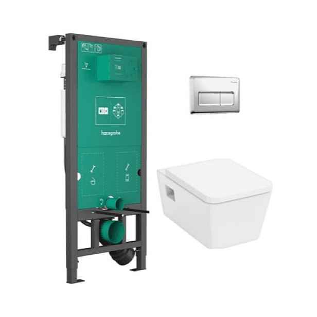 Závěsný WC set Hansgrohe EluPura Original Q HGWCBAL17
