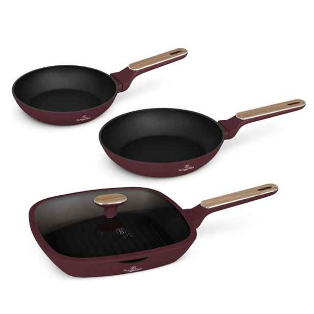 BERLINGERHAUS Sada pánví s titanovým povrchem 4 ks Leonardo Nordic Collection BH-8304