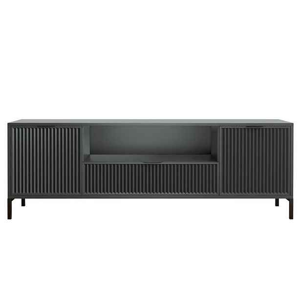 Idohome NÍZKÁ KOMODA WAVE 165 cm, zelená