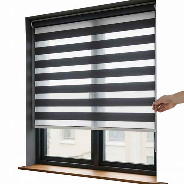 Nástěnná Roleta 25 mm Den A Noc Lux okenní roleta na míru 130 x 240 cm