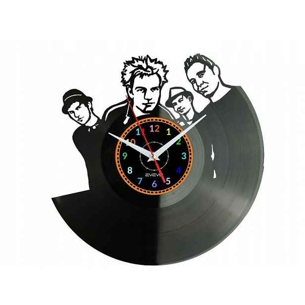 Sum 41 Dárek Originální dekorace do domu Hodiny z vinylové desky