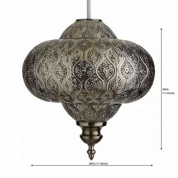 TEMU Fretwork Snadno Ustavitelný Střapcový Stínidlo Stropní Svítidlo Dekorace pro Domácnost Svatbu (Stínidlo Pouze, Kabel a Žárovka Není Součástí