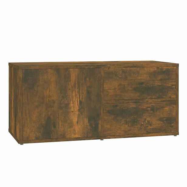 vidaXL TV skříňka kouřový dub 80 x 34 x 36 cm kompozitní dřevo