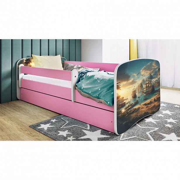 MID.YOU POSTEL PRO DĚTI A MLÁDEŽ 80/160 cm, bílá, pink