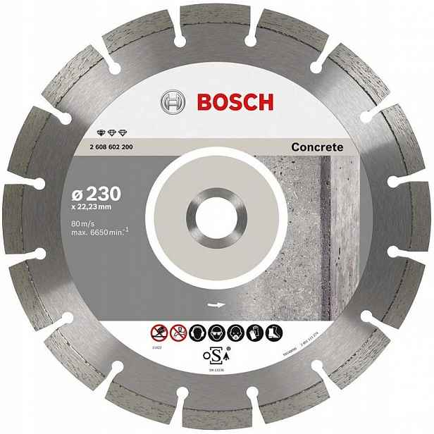 Diamantový kotouč Bosch 2608602200 230x22,2 mm