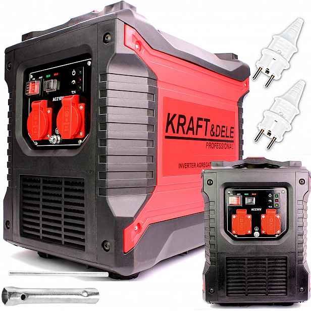 Invertorový generátor 2500W 230V Kraft&dele KD193