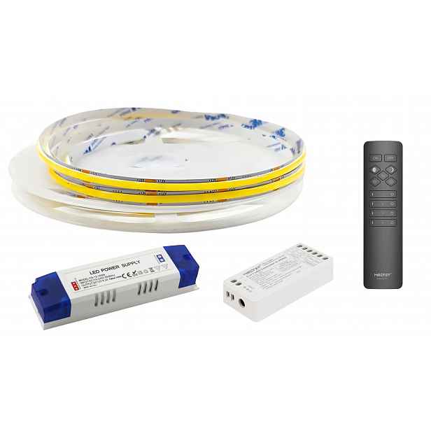 Sada pro osvětlení Led pásek Cob 10 mb neutrální 12V ovládání napájecího zdroje