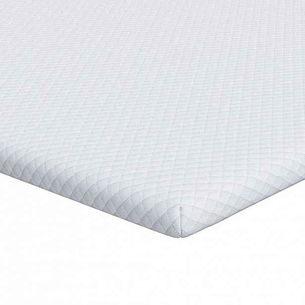 vidaXL Topper z paměťové pěny 90 x 200 cm 3,5 cm Thick Měkký Bílá