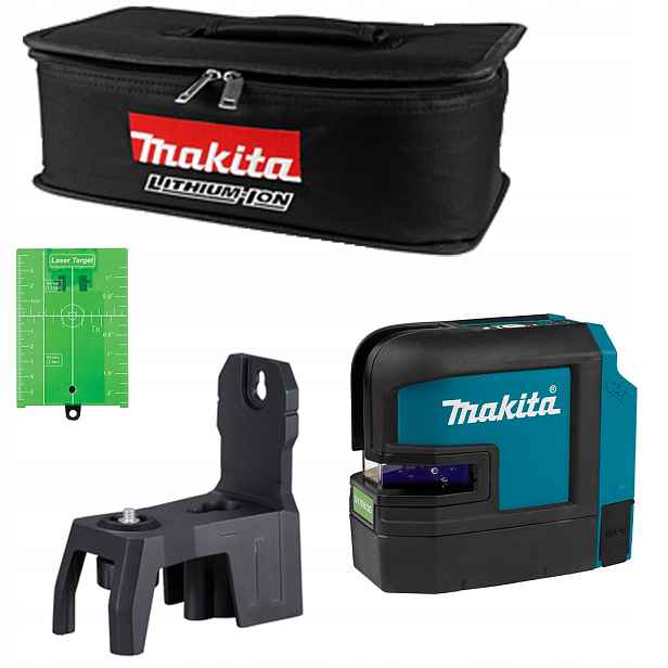 Akumulátorový křížový laser Makita SK106GDZ Cxt 12Vmax 35m zelený taška