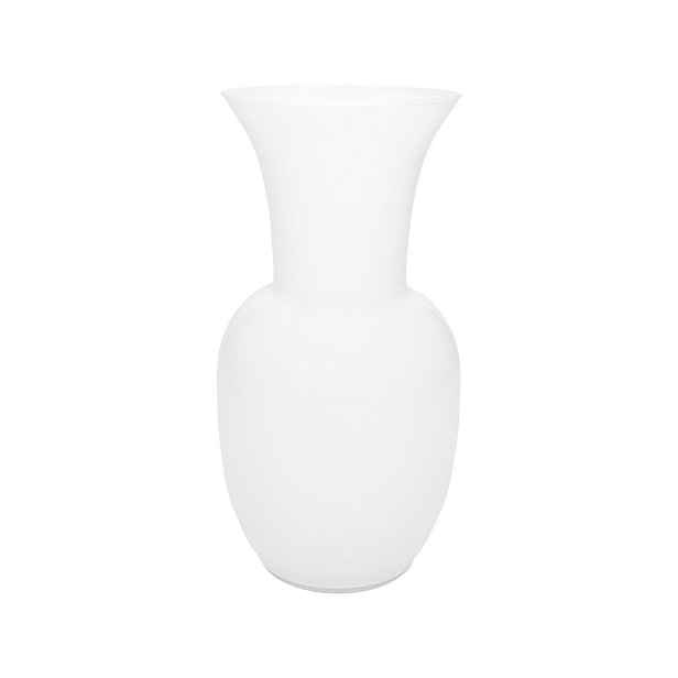 Bílá skleněná váza (výška 26 cm) – Brandani