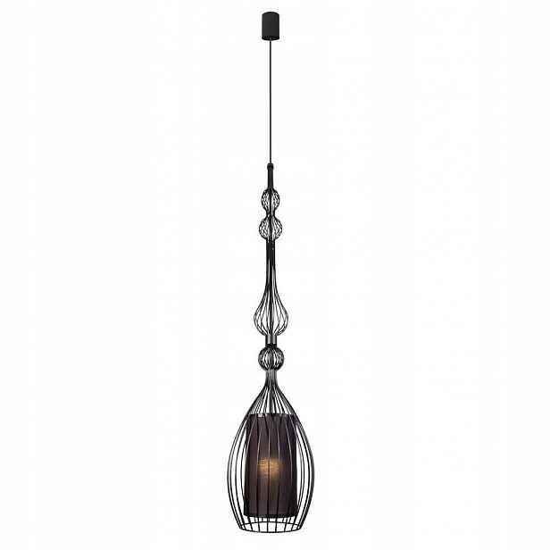 Černá závěsná lampa Abi nad jídelní stůl, moderní, Nowodvorski