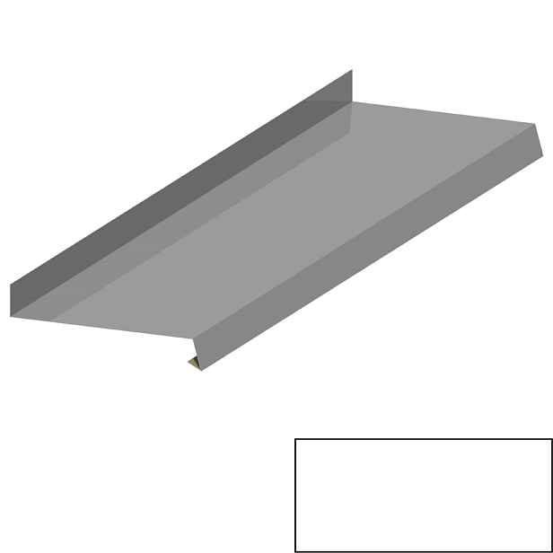 Parapet RS250S-30 SP 25 RAL 9010 bílá