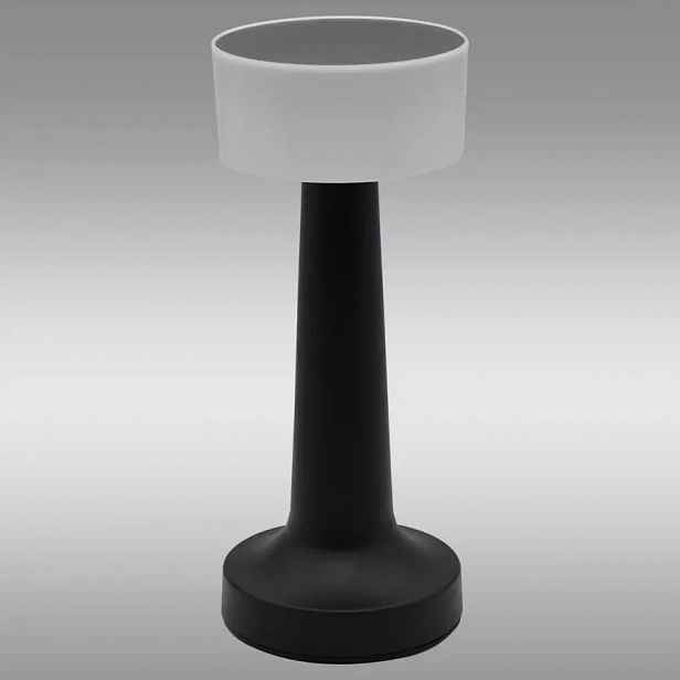 Stolní lampa Lira 49021 black USB LB1