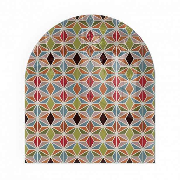 TULUP PODLOŽKA POD KRB 80x70 cm - Polygonální vzory v mřížce