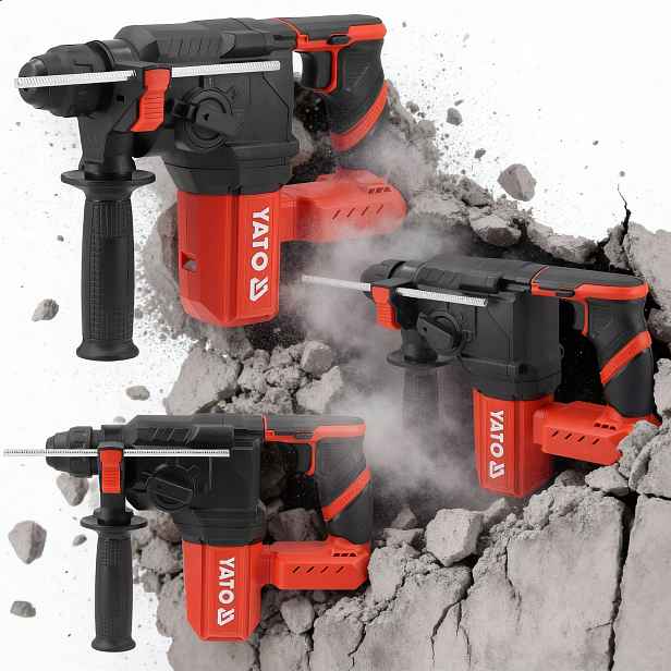 Vrtací Kladivo 18V Sds Plus 2,5J – Tělo 2,5 J 18V Yato YT-827723