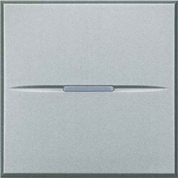 Axolute Spínač jednopólový 10AX, 2 hliníkové moduly Bticino HC4001M2N