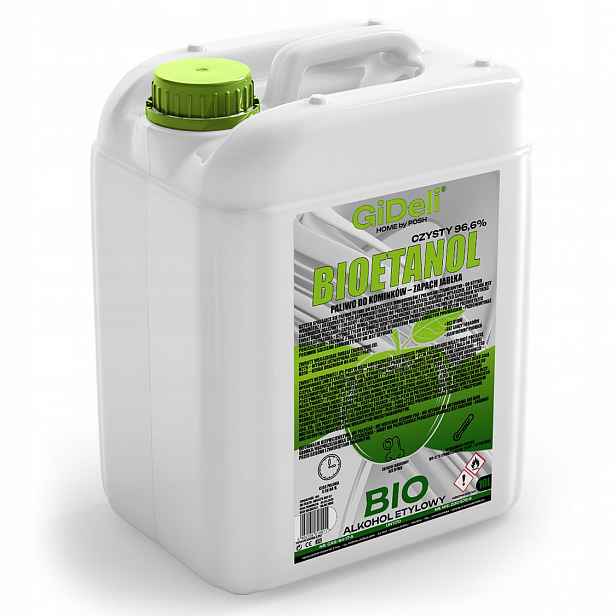Bioetanol do krbu 10 l s vůní zeleného jablka, biopalivo