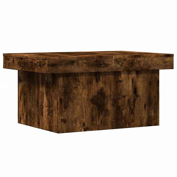 vidaXL Konferenční stolek kouřový dub 100x55x40 cm kompozitní dřevo