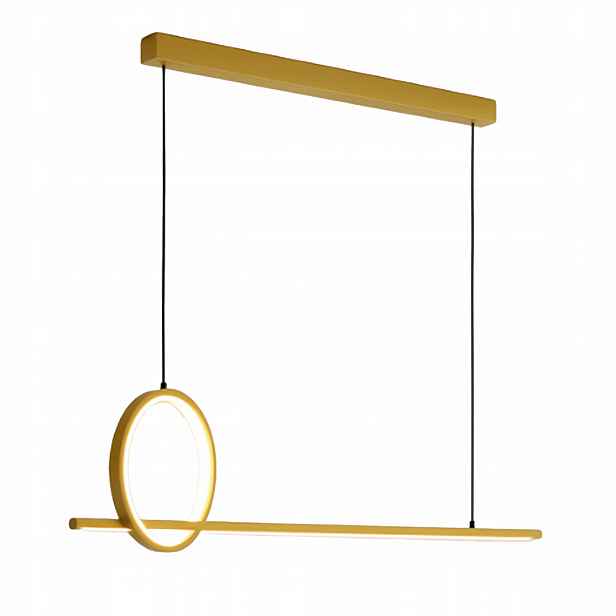 Závěsná Led Lampa Zlatá Do Kuchyně Jídelny Na Stůl Moderní Ostrov